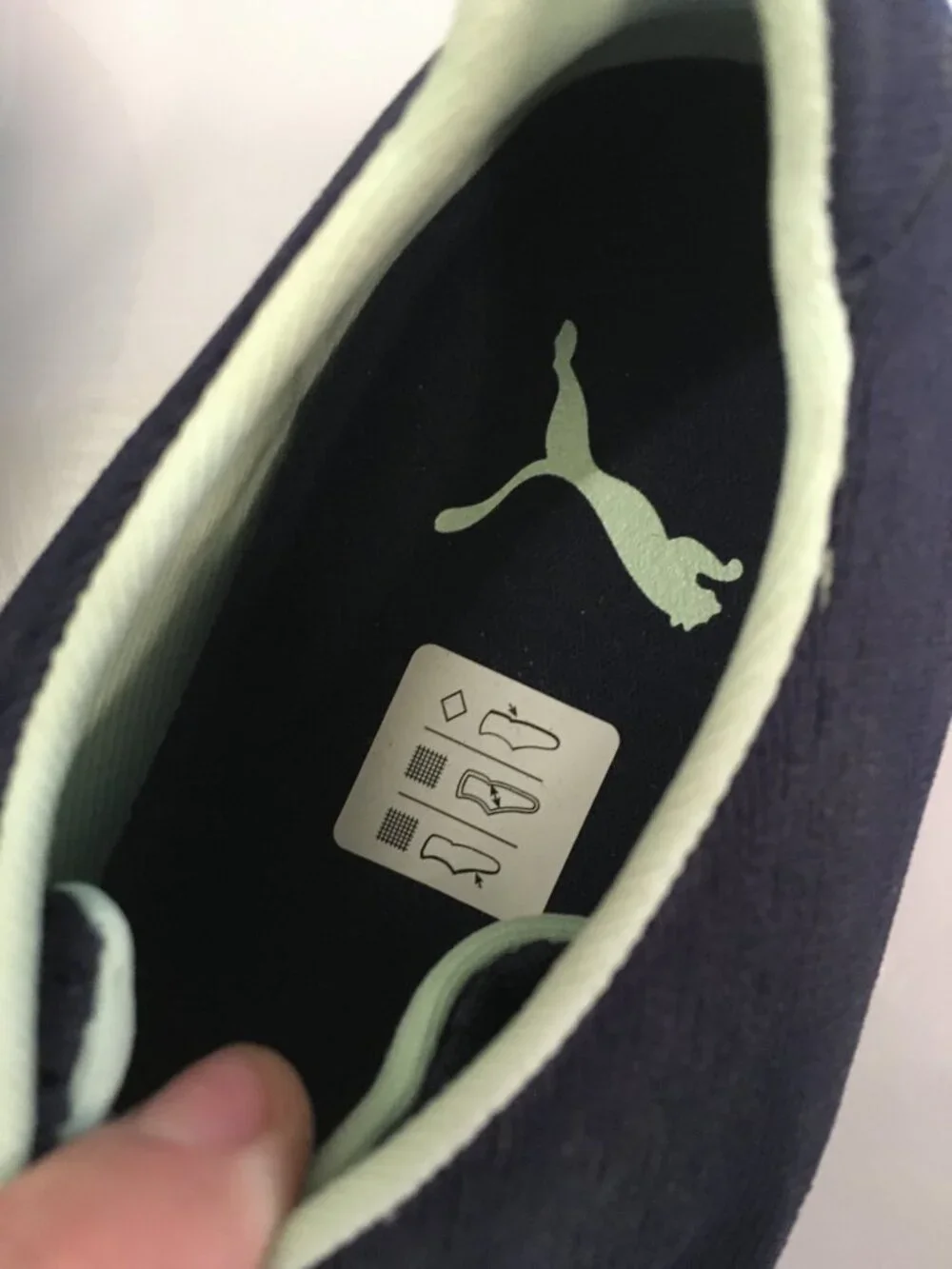Puma MonoliteCat Engineere Fusion Sport Golf Shoes Peacoat Navy Mint Green 6.5